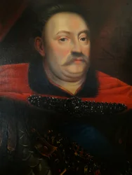 Portrait of John III Sobieski in Jewelled Scale Armour (detail)